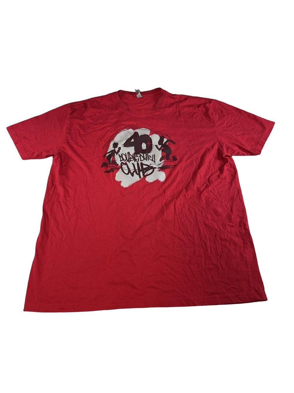 Next Level Apparel Double Dutch Club Margaret 78 Red T-Shirt 2XL
